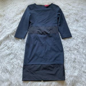 Lavia‎ 18 Virgin Wool Blend Sheath Colorblock Dress